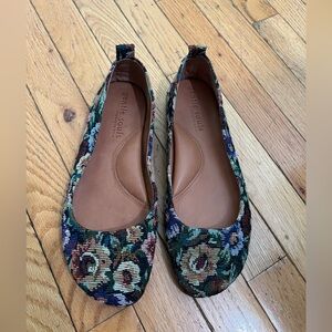 Gentle Souls Floral Ballet Flats
